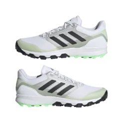 Adidas Flexcloud 2.1 Hockey Shoes - White (2023/24) -Hockey Club Shop adidas flexcloud 21 hockey shoes white 2022 23 10