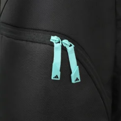 Adidas VS .6 Stick Bag - Black/Aqua (2023/24) -Hockey Club Shop adidas vs 6 stick bag black aqua 2023 24 2