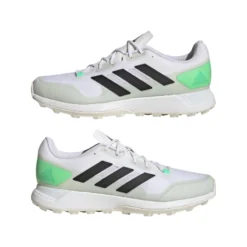 Adidas Zone Dox 2.2S Hockey Shoes - White (2023/24) -Hockey Club Shop adidas zone dox 22s hockey shoes white 2022 23 5