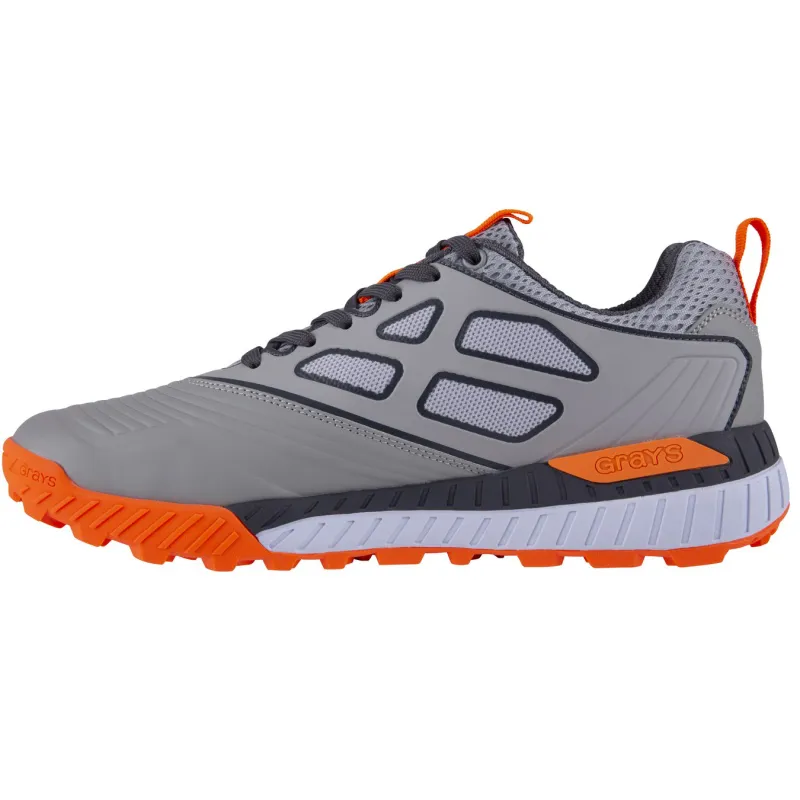 Grays Blitz Mens Hockey Shoes - Grey/Orange (2022/23) 5 Grays Blitz Mens Hockey Shoes - Grey/Orange (2022/23) - Image 3