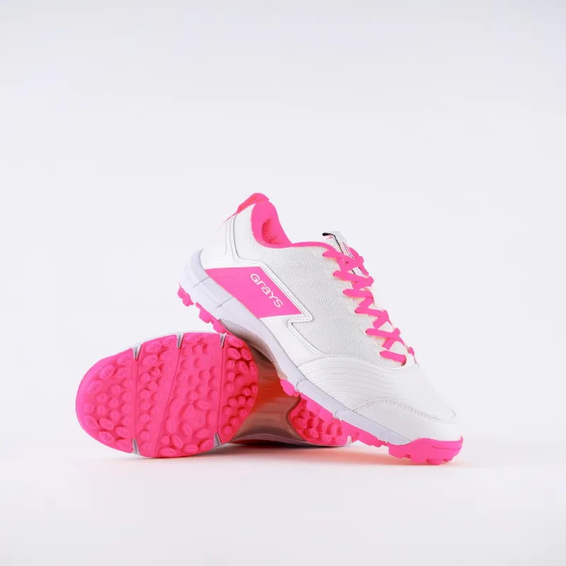 Grays Flash 3.0 Hockey Shoes - White/Pink (2022/23) 3 Grays Flash 3.0 Hockey Shoes - White/Pink (2022/23)