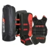 Grays G90 Junior Goalie Set - Black/Red (2023/24) -Hockey Club Shop grays g90 junior goalie set black red 2020 21