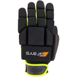 Grays Proflex 1000 Hockey Glove - Black/Fluo Yellow (2023/24)