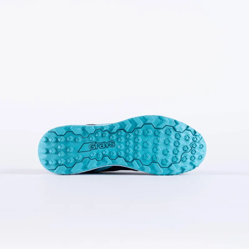 Grays Raid Hockey Shoes - Navy/Teal (2023/24) 10 Grays Raid Hockey Shoes - Navy/Teal (2023/24) - Image 8