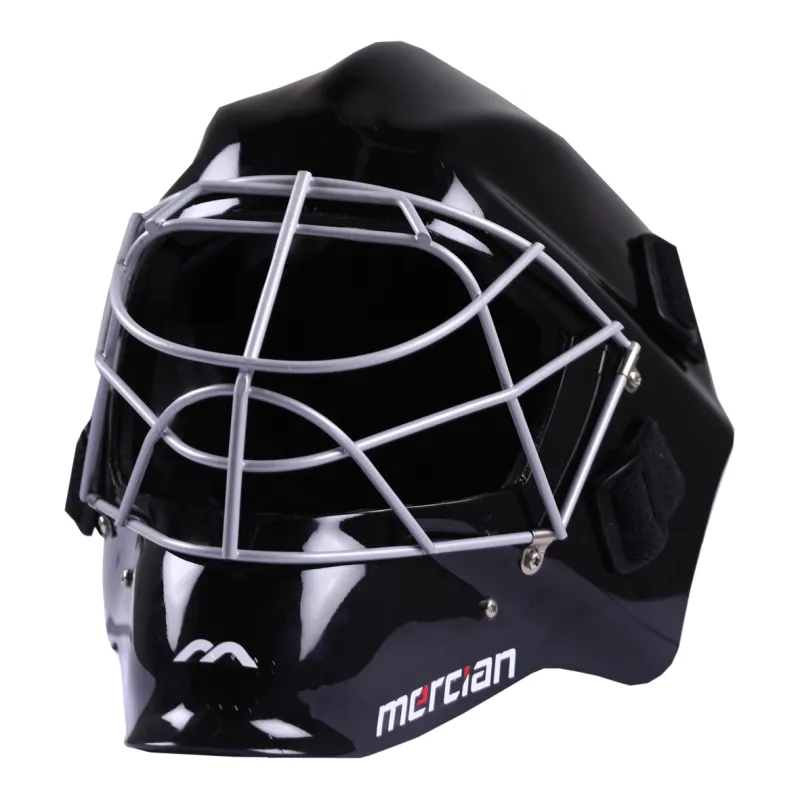 Mercian Genesis Junior Goalie Helmet - Black (2022/23) 6 Mercian Genesis Junior Goalie Helmet - Black (2022/23) - Image 4