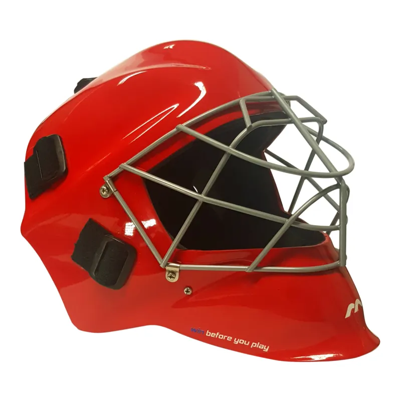 Mercian Genesis Senior Goalie Helmet - Red (2022/23) 4 Mercian Genesis Senior Goalie Helmet - Red (2022/23) - Image 2