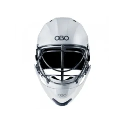 OBO ABS Helmet With Throat Guard - White -Hockey Club Shop obo abs helmet with throat guard white 2