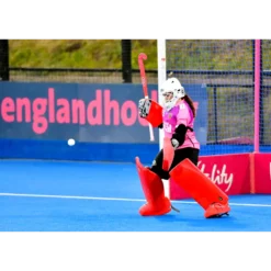 OBO Robo Hi-Rebound PLUS Legguards - Red -Hockey Club Shop obo robo hi rebound plus legguards red 2