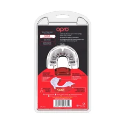 OPRO Self-Fit GEN4 Junior Gold Mouthguard - Red/Pearl 9 OPRO Self-Fit GEN4 Junior Gold Mouthguard - Red/Pearl -Hockey Club Shop opro self fit gen4 junior gold mouthguard red pearl 3