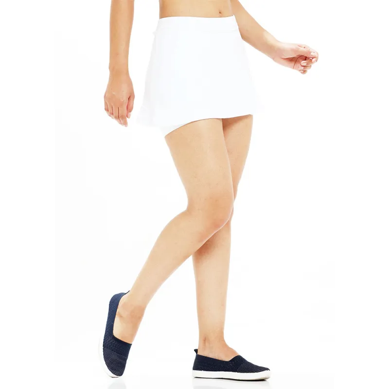 Shrey Performance Hockey Skort - White 4 Shrey Performance Hockey Skort - White - Image 2